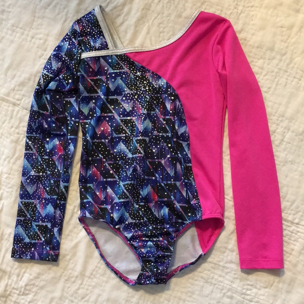 Pink and Blue Danskin Now Girls Leotard